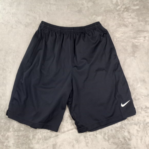 Nike Men’s Black Athletic Shorts with Swoosh - Picture 2 of 12